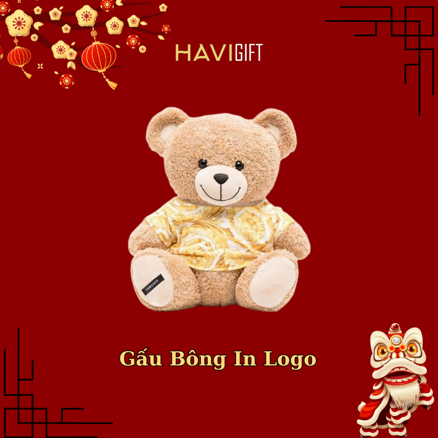 Gấu Bông In Logo