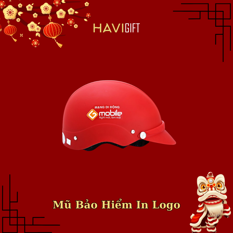 Mũ Bảo Hiểm In Logo