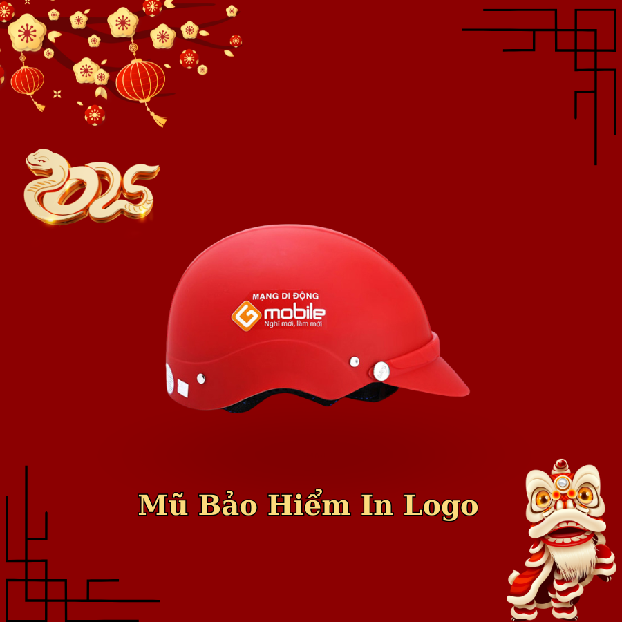 Mũ Bảo Hiểm In Logo