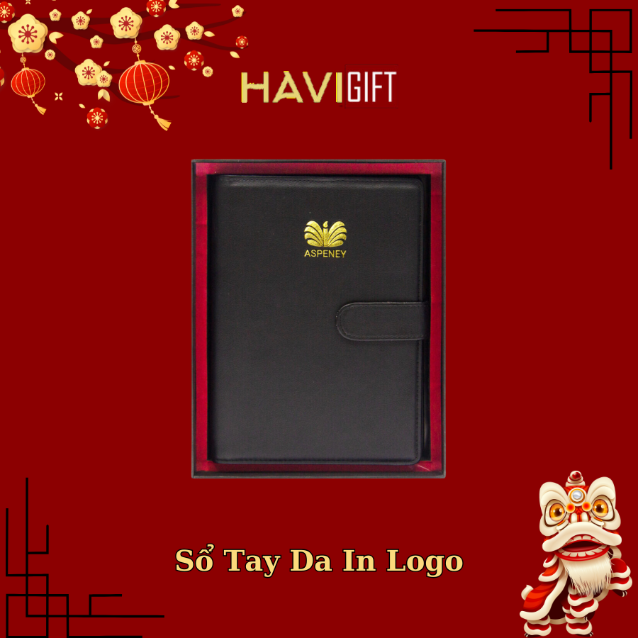 Sổ Tay Da In Logo