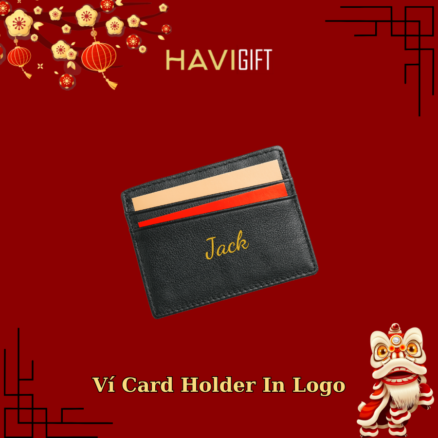 Ví Card Holder In Logo