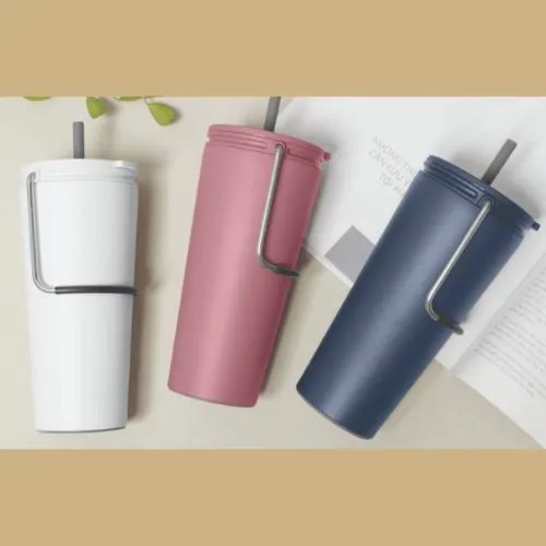 bình giữ nhiệt có ống hút inox