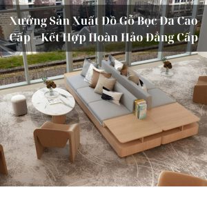 đồ gỗ bọc da