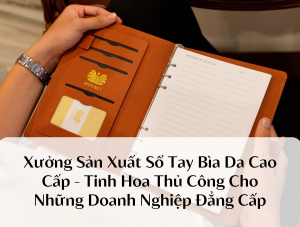 Xưởng Sản Xuất Sổ Tay Bìa Da Cao Cấp