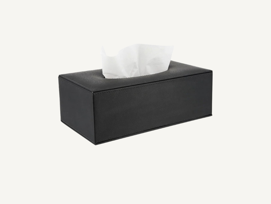 Leather - Wrapped Tissue Boxes HCM