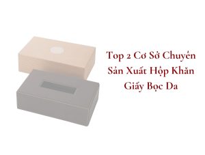 Hộp Khăn Giấy Da Bọc Da