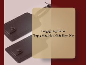 Luggage tag da bò