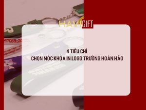 móc khóa in logo trường