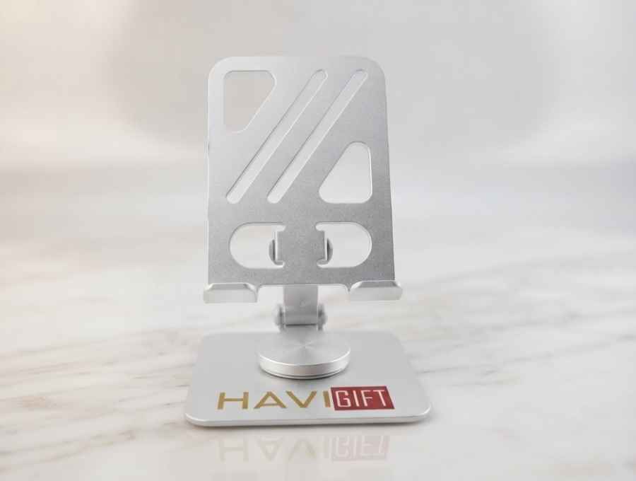giá đỡ điện thoại để bàn in logo